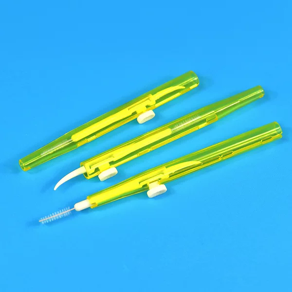 Factory Direct Sales, In-Stock Retractable Interdental Brush for Orthodontic Cleaning, Gap Cleaning Brush between Teeth
