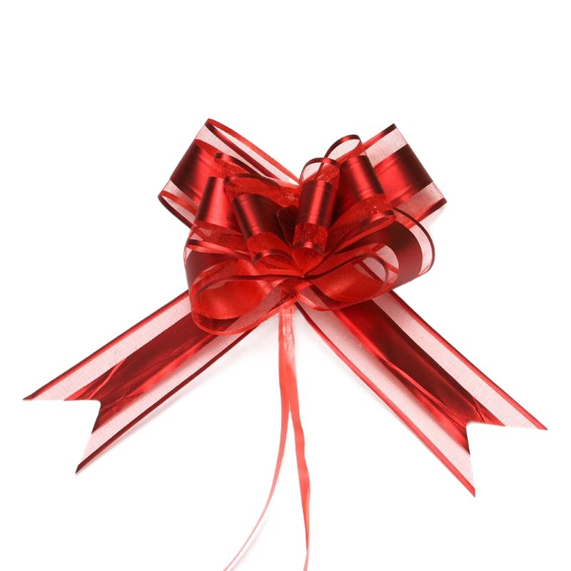 Flores de organza mate n.º 50 atadas a mano, decoración para bodas, suministros para tiendas de textiles para el hogar, adornos florales, cintas de colores metálicos.