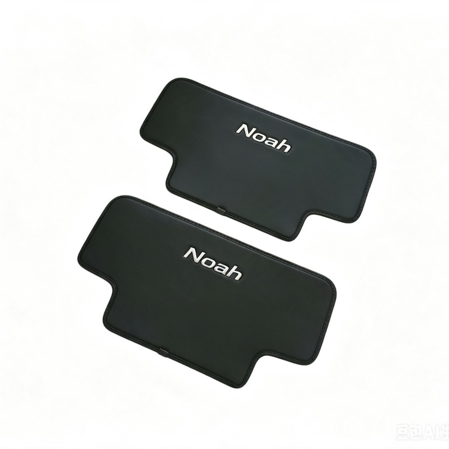 Car rear seat anti-kick pad, seat back protective pad with car logo, interior anti-dirt and wear-resistant protective pad