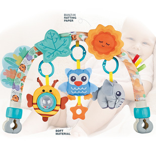 New Cross-Border Baby Toy Bed Bell Hanging Clip Bedside Detachable Rattle Baby Stroller Pendant Toy
