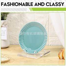 定制透明亚克力板显示架适用图片书籍装饰板平板盘子亚马逊TEMU