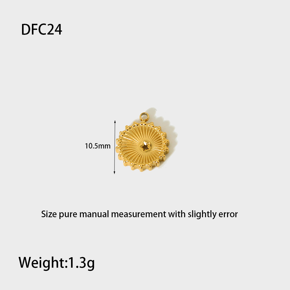 5g Weight 0.03µm-0.05µm Gold Plating Thickness PVD Coated Gold Plating Process Pendant Jewelry Making Type 18K Real Gold Plated Plating Material 1 Piece Quantity 304 Stainless Steel Material Portrait, Starburst, Heart Shape, Shell Pattern Casual, Simple Style Style Plating Craft 1 Piece 304 Stainless Steel Letter Heart Shape Floral Jewelry Accessories Pendant 4