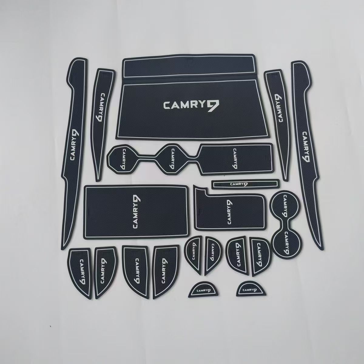 Brand new 9th generation Toyota Camry special door slot mat and cup holder mat for 2024-2026 models, interior storage box mat modification