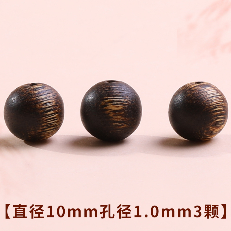 Tao 天然沈香ルースビーズラウンドビーズブレスレット diy 手作りビーズ菩提沈香ブレスレット水中グレードビーズアクセサリー|undefined