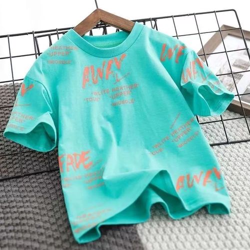 Children's clothing boys' short-sleeved T-shirt summer new style children's base shirt toddler baby's half-sleeved top girls' short-sleeved T-shirt