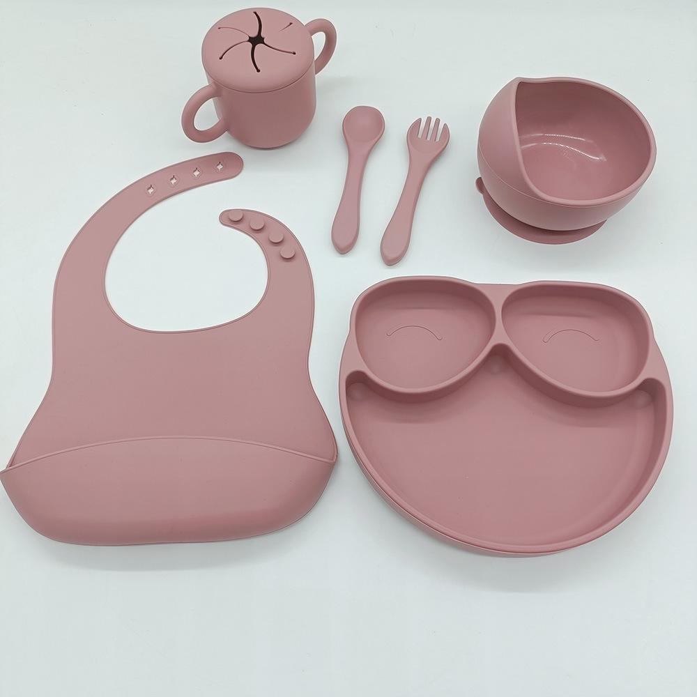 防摔吸盘一体式碗盘