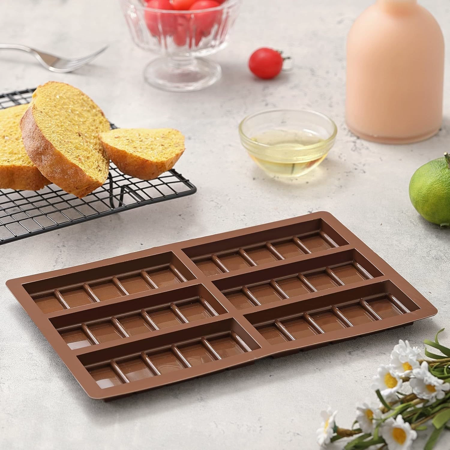 (Cross-border trading), rectangular acrylic mold, food silicone, new collection, DIY