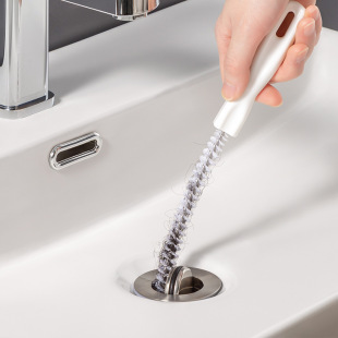 Drain Anti-Clogging Cleaning Hook for Household Kitchen and Bathroom Pipes, Drain Cleaner for Removing Hair and Unclogging Drains