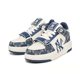 MLB Mid-top Retro Old Flower sneaker Thick Sole Height Increasing Men's and Women's Senior Shoes Couple's Fashionable Trendy Brand Board Shoes