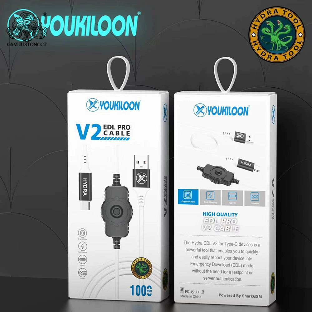 Кабель второго поколения 9008 инженерной линии Hydra V2 EDL для устройств типа c Qualcomm