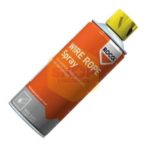美国原装进口ROCOL 罗哥高性能脱水钢丝绳气雾剂WIRE ROPE Spray