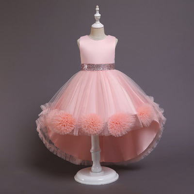Amazon Selling children full dress Tailing Princess Dress Embroidery Jacobs Pompous skirt model Catwalk Children Skirt