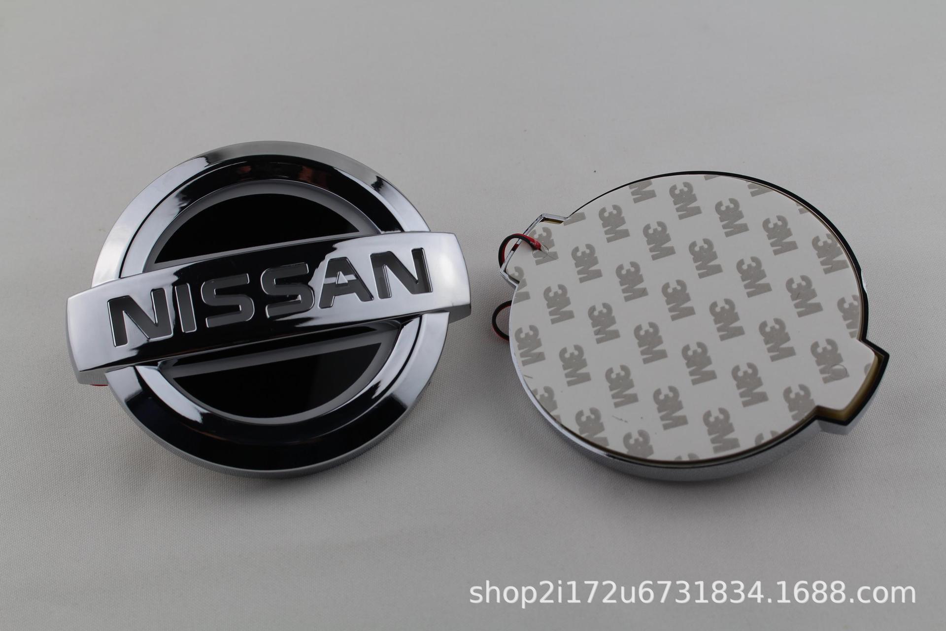 Suitable for 5D Nissan Car Logo Light-Up Led Rear Emblem Lights for X-Trail, Patrol, Tiida, Livina, and Duke
