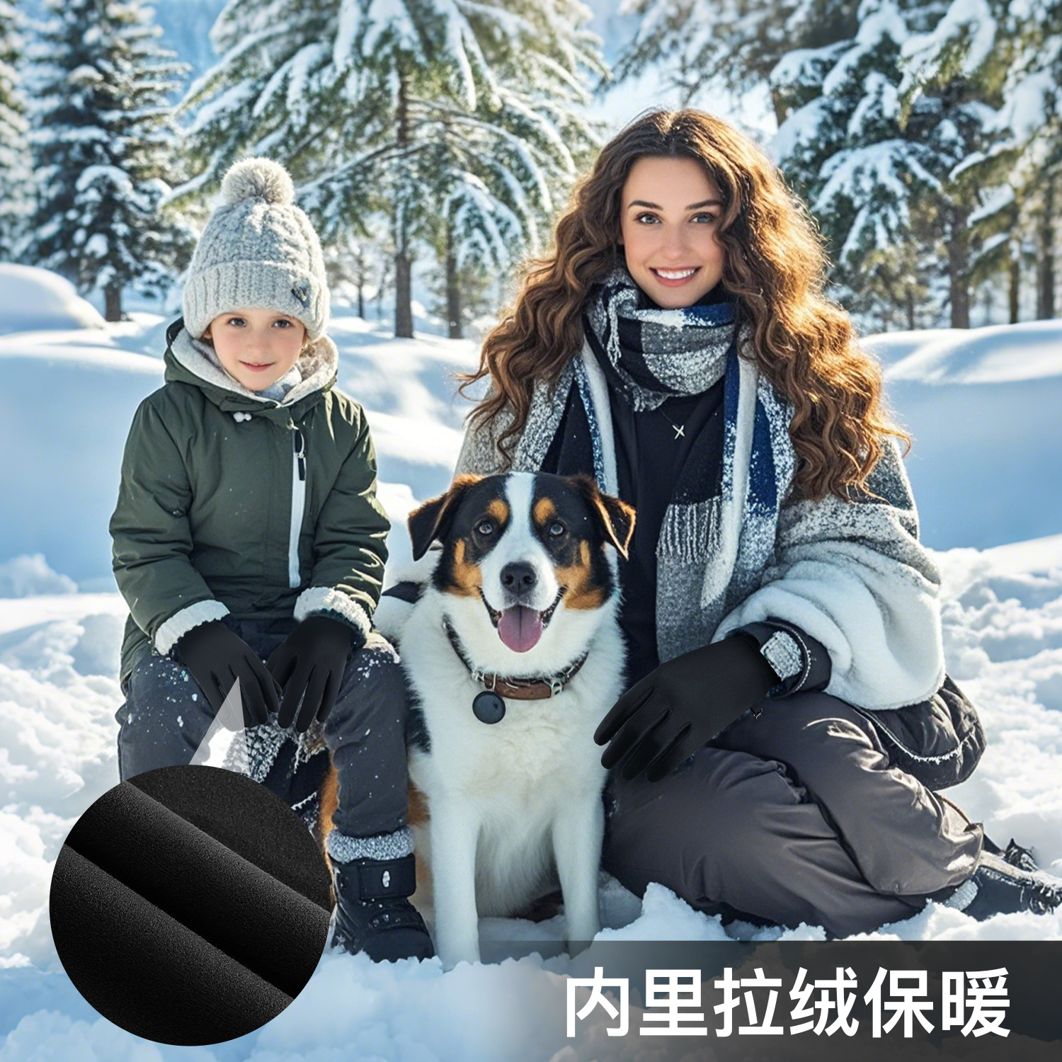 Deportes al aire libre para correr hombre invierno caliente guantes de montar pantalla táctil de punto mujeres otoño invierno delgado al por mayor