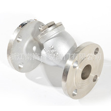 GL41W-16P不锈钢304/316法兰Y型过滤器 水管道蒸汽油杂质截断阻止