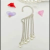 Single silver pearl