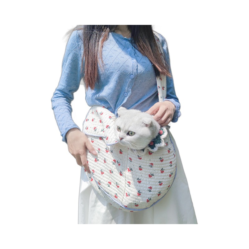 Bolsa de gato para mascotas portátil grande crossbody bolsa de hombro gato pequeño perro de peluche bolsa de lona