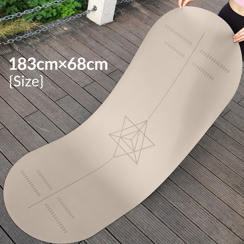천연 고무 요가 매트 PU 고무 내마모성 체육관 매트 스포츠 미끄럼 방지 땀 흡수와 동일한 LULU 요가 매트