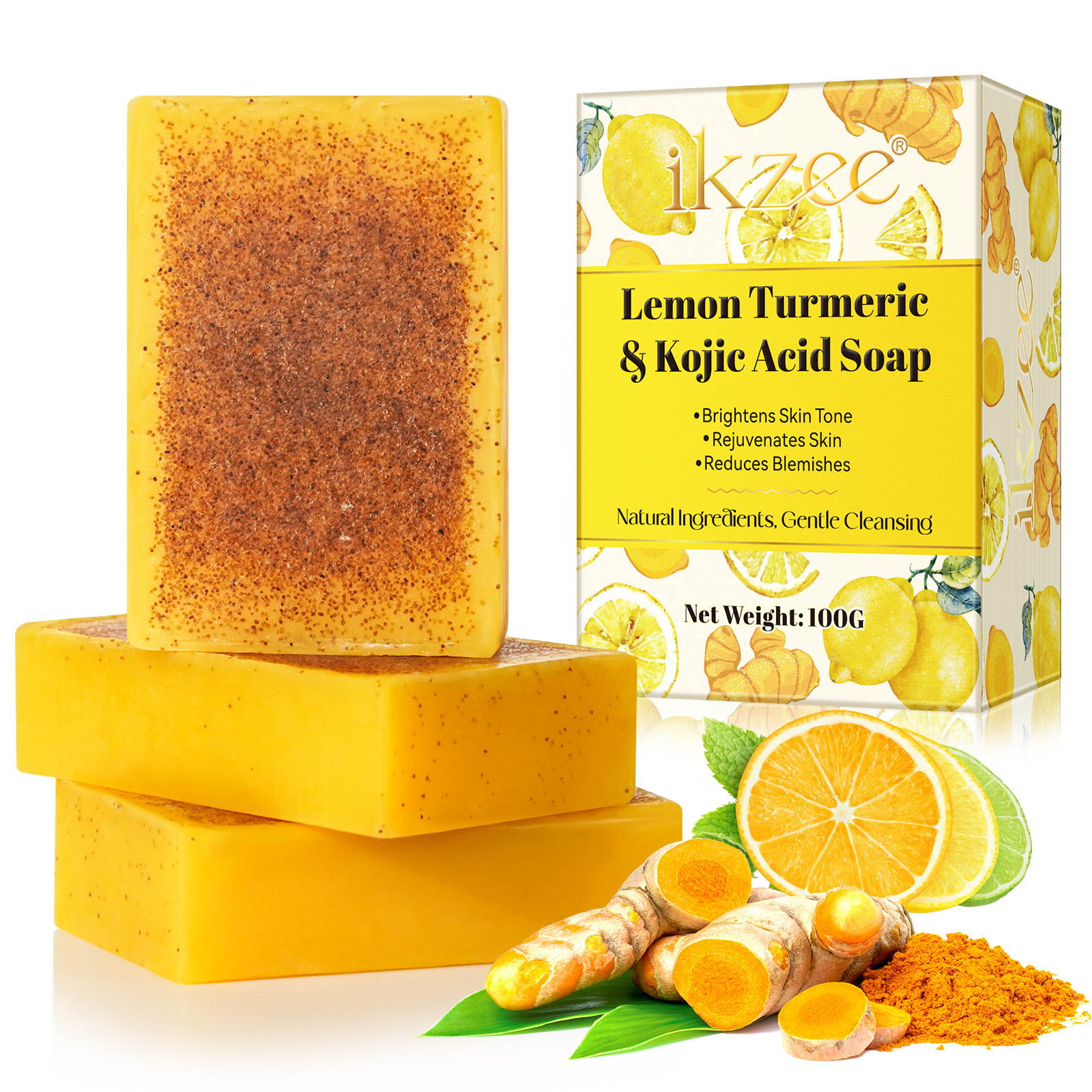 116g Weight Bar Soap Personal Care Type 1 Piece Quantity Lemon Pattern Classic Style Style Lemon Bar Soap Classic Style Bath & Shower Personal Care 3