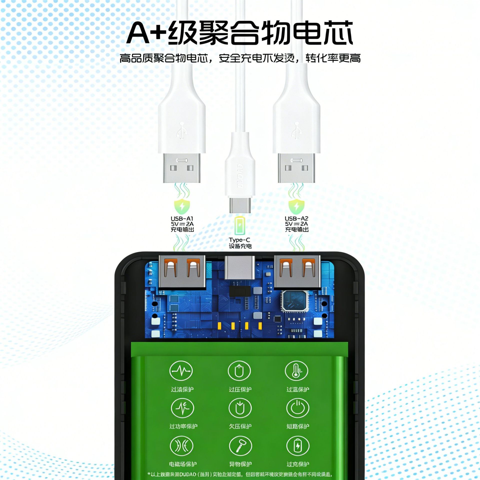 Unique K10 certificación nacional 3C 10000 mAh carga宝 20000 gran capacidad ultra delgada 10w fuente de alimentación móvil al por mayor image 3