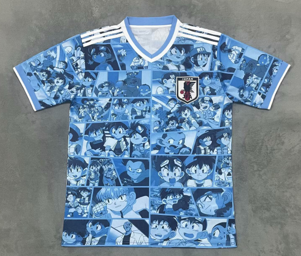 25-26 Nueva camiseta de anime de camiseta japonesa One Piece Samurai Sakura Dragon Ball Uniforme de fútbol transfronterizo de edición especial