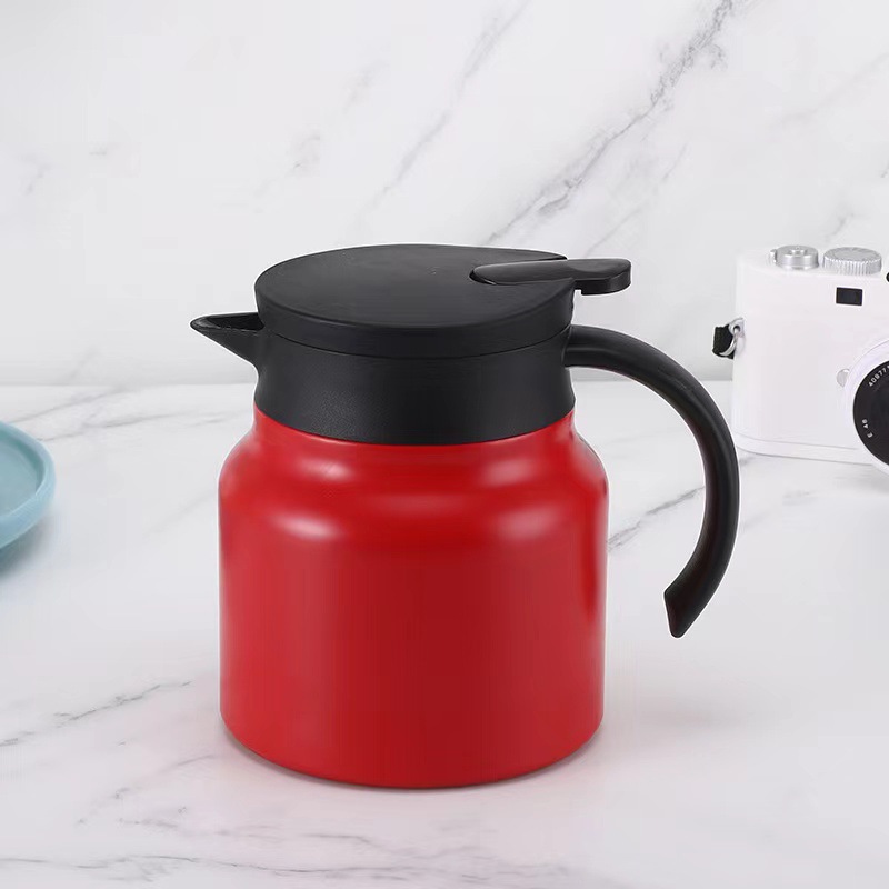 Tetera de acero inoxidable 316 - Gran capacidad, para té y estofados, diseño antiguo con aislamiento
