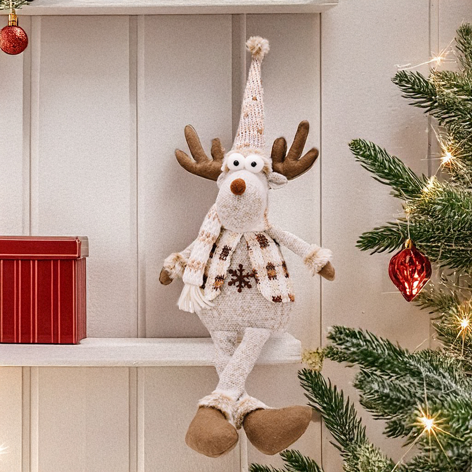 Ming Guan nuevo muñeca nórdica sentada muñeca decoración europea muñeca