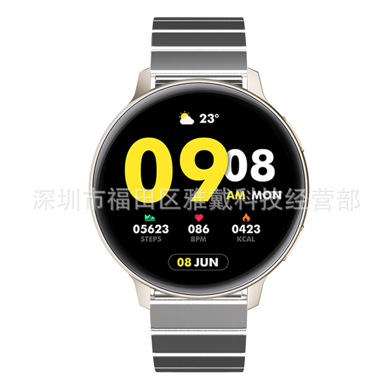 Cross-border S53 reloj inteligente ritmo cardíaco sangre oxígeno presión arterial sueño paso conteo Bluetooth llamada pulsera inteligente reloj deportivo