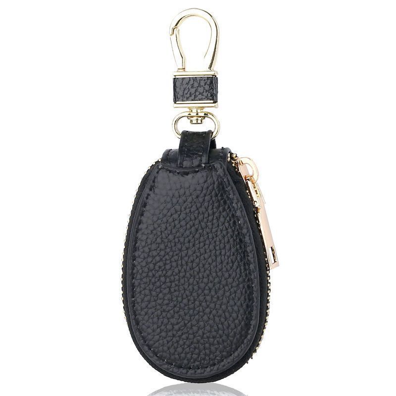 Litchi Pattern Car Key Bag, Unisex Car Key Storage Bag, Creative, Fashionable and Simple Keychain Pendant