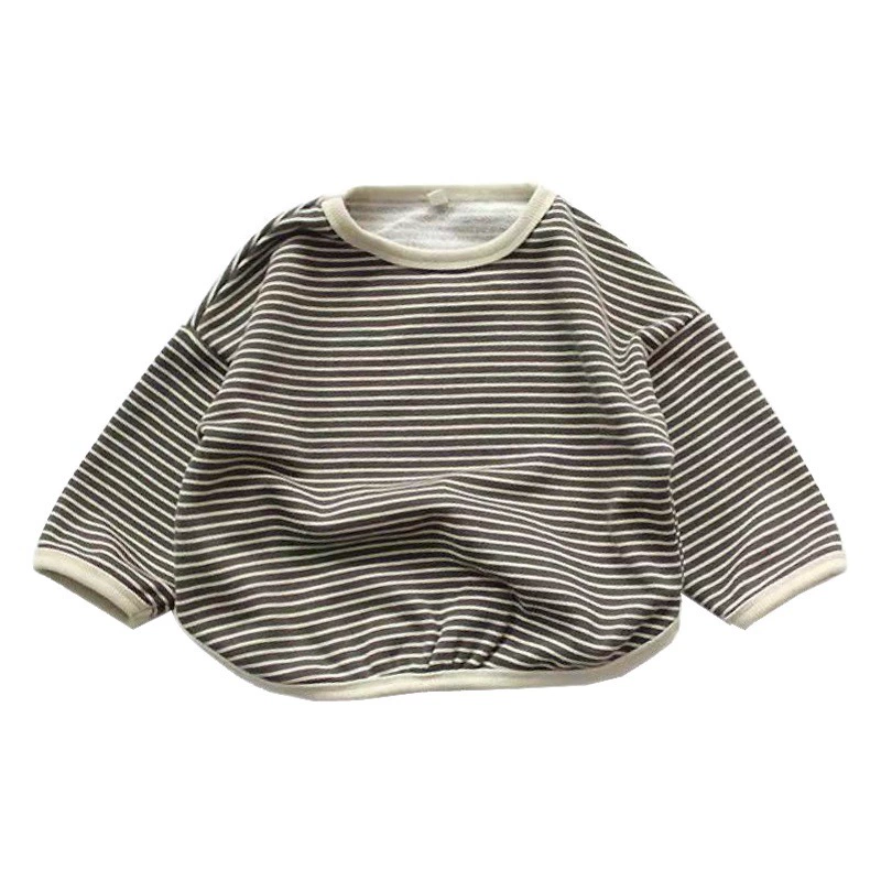 2025 весна и осень новая детская футболка для мальчиков Корейская версия для девочек