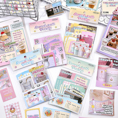 Yujian Eslite ステッカーパックロールパーティーシリーズ韓国のかわいい INS ハンドブック装飾コラージュ DIY ステッカークリエイティブ