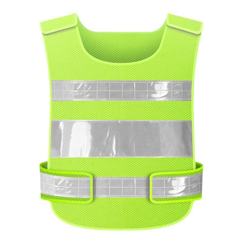 chaleco de seguridad reflectante de tráfico, chaleco de seguridad reflectante para automóviles, chaleco amarillo fluorescente de protección de seguridad del conductor