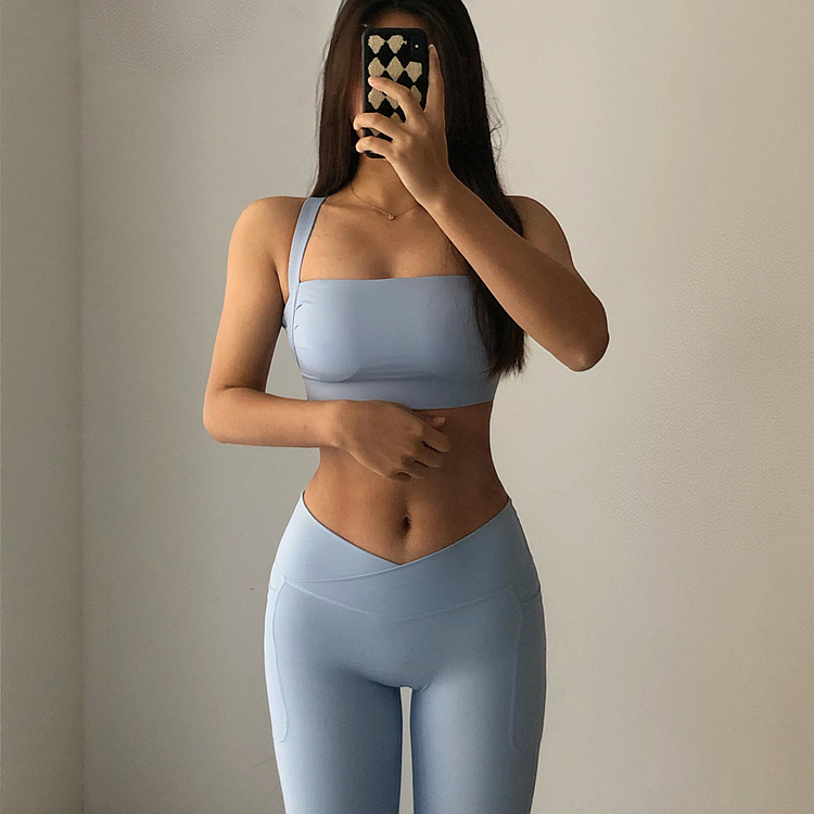 Slimming Sexy Backless Yoga Bra with Thick Pads Fitness Tank Top for Small Breasts to Enhance Cleavage Women's Underwear
