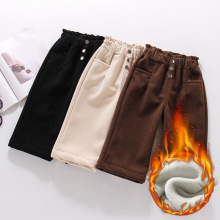 童装冬季新款百搭男童加绒棉裤幼儿园宝宝裤子加厚女童保暖长裤潮