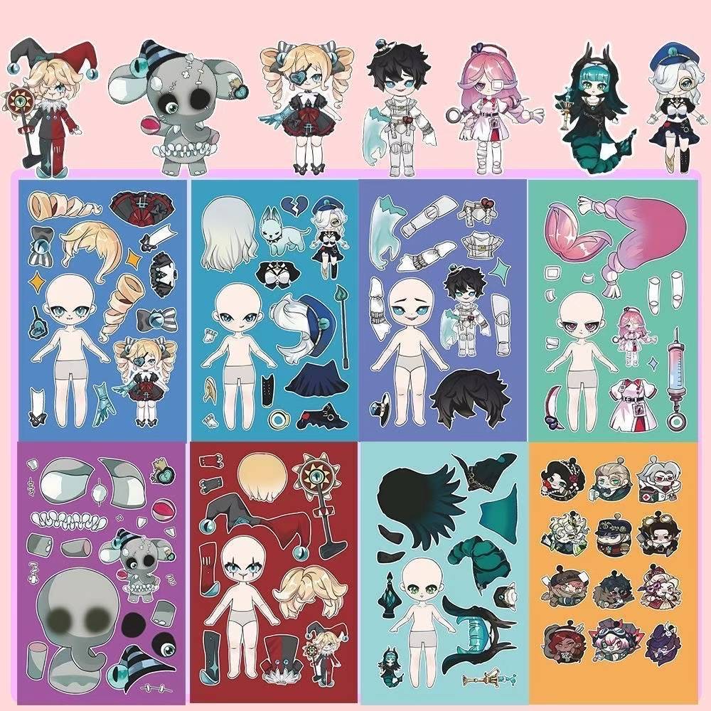 Caja de ritmo de cambio de pegatinas con rompecabezas para niños cuentas de mano para chicas DIY juguetes divertidos descomprimidos a mano