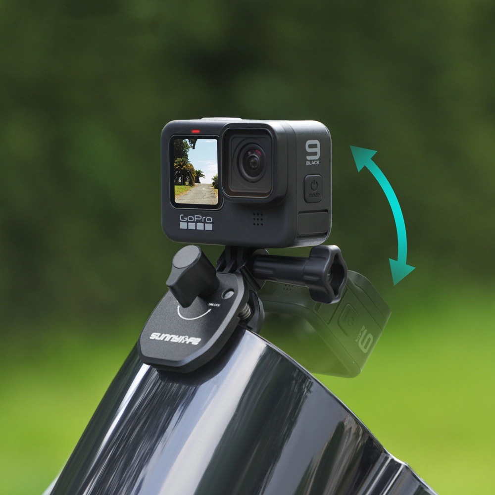OSMO Nano Motorcycle Windshield Clip Camera Mount Windshield