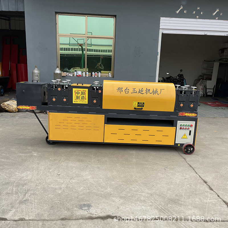 新型钢管调直多轮机 液压双曲线钢管调直机除锈喷漆一体校直机