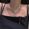 Small necklace, design brand chain for key bag , trend of season