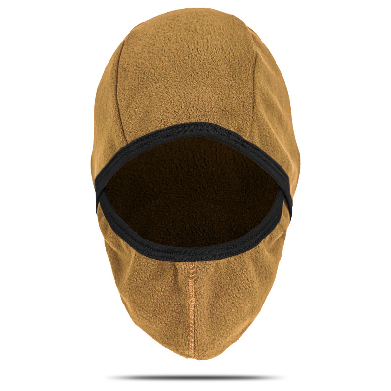 Amazon ciclismo sombrero de vello, máscara multifuncional, sombrero de vello de camuflaje caliente, invierno grueso