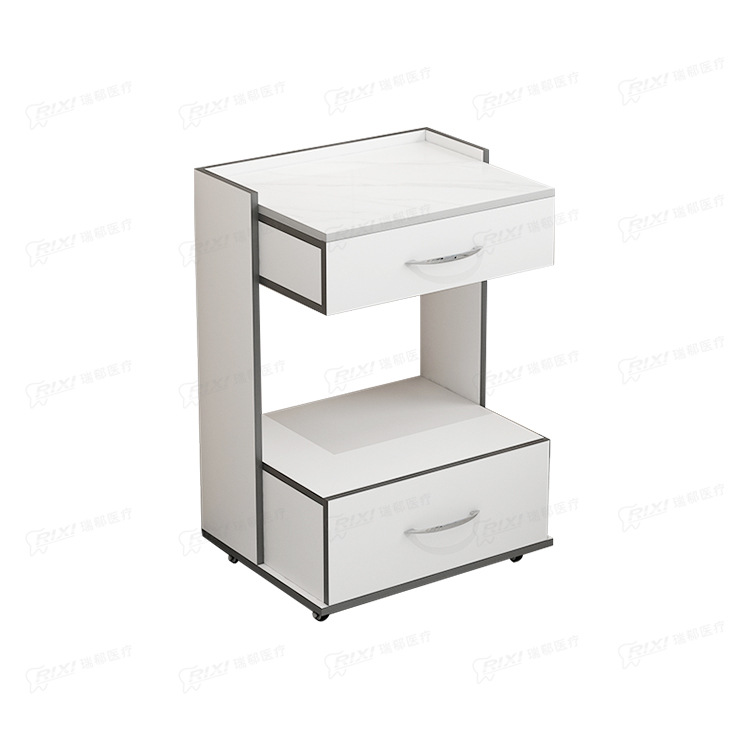 Gabinete de laterales móviles de doble capa para odontología, gabinete especial para odontología, gabinete de laterales para clínica, gabinete de laterales médicos