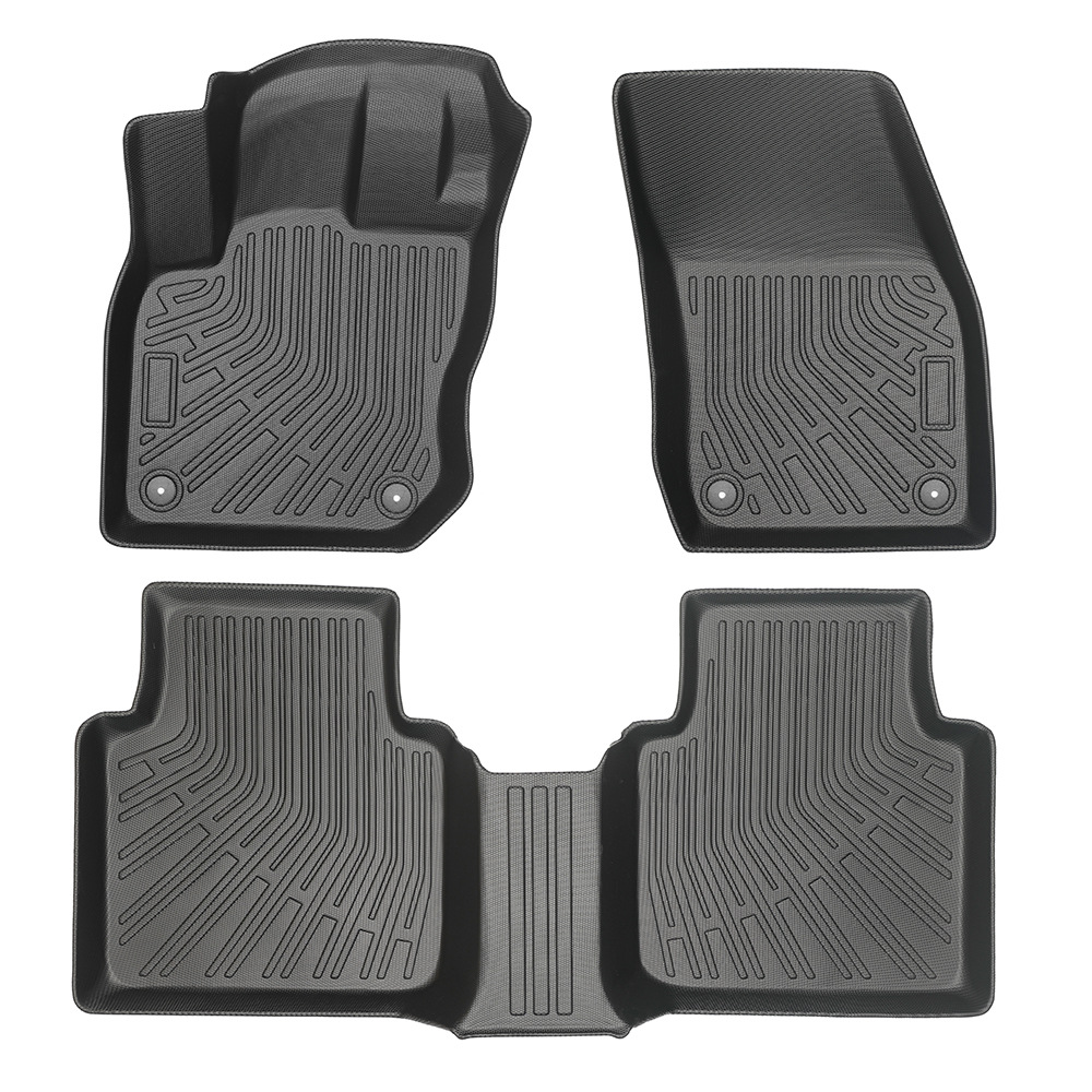 Para Vw Tiguan 2025 TPE almohadilla de pie 3D Material para todo clima Cojín del maletero Cojín del respaldo