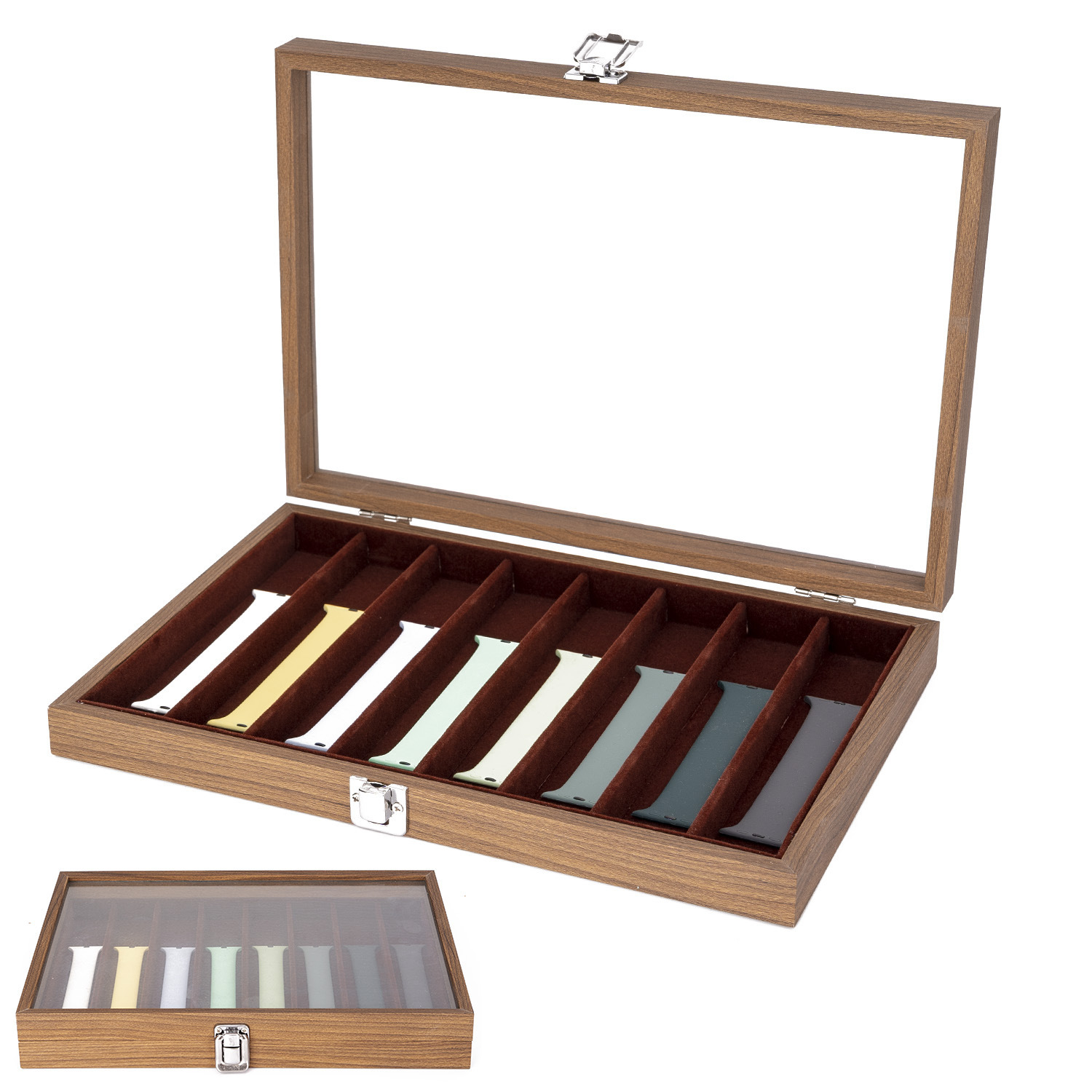 スマート腕時計8格10格アップルバンド収納ケース時計バンド展示ケース真珠ネックレス収納ケースアクセサリーケース