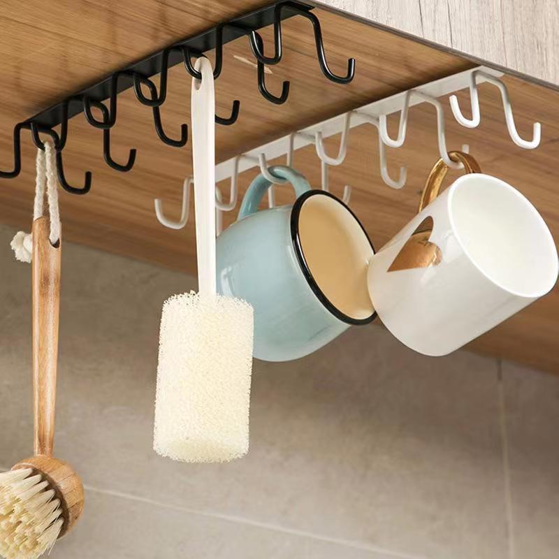 Kitchen shelf carbon steel multi -function storage hanging cabinet…
