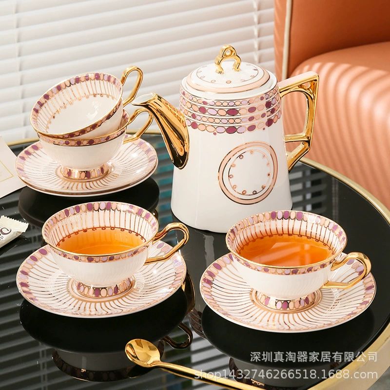 美道 Coffee high-end sophisticated afternoon tea, tea set, with gem