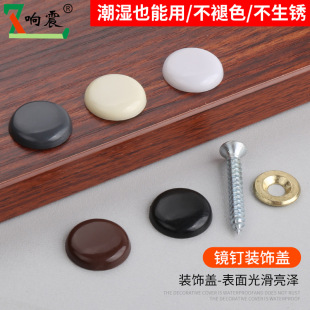 Mirror nail decorative cover advertising nail glass nail screw head cap acrylic plate fixed mirror zinc alloy screw nail