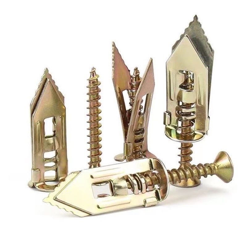 石膏板膨胀螺丝便携免打孔打入敲击式纤维水泥板埃特板跨境