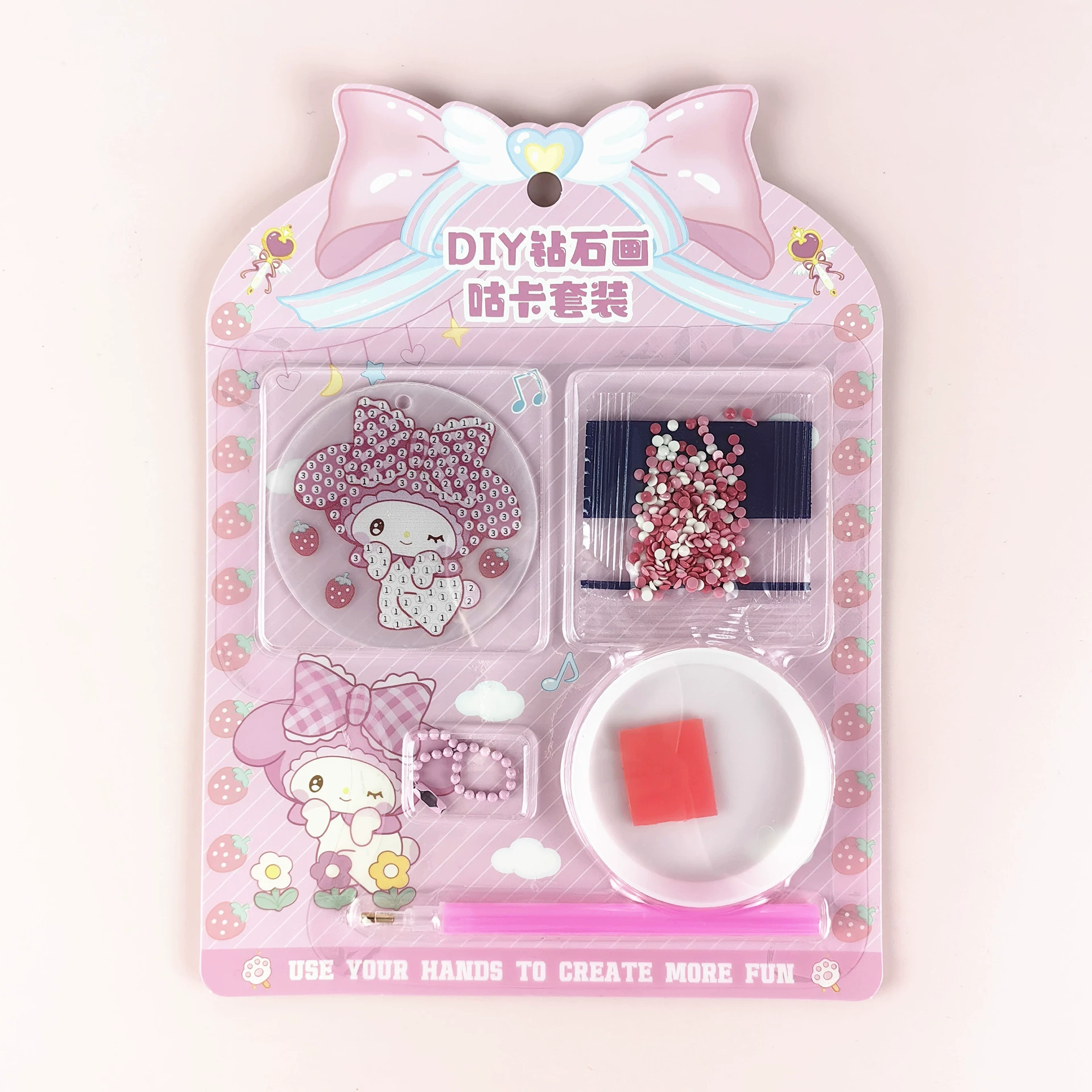 Собрание игрушек своими руками Sanrio, детская бриллиантовая игрушка, набор для детского сада, DIY, подарок на день рождения