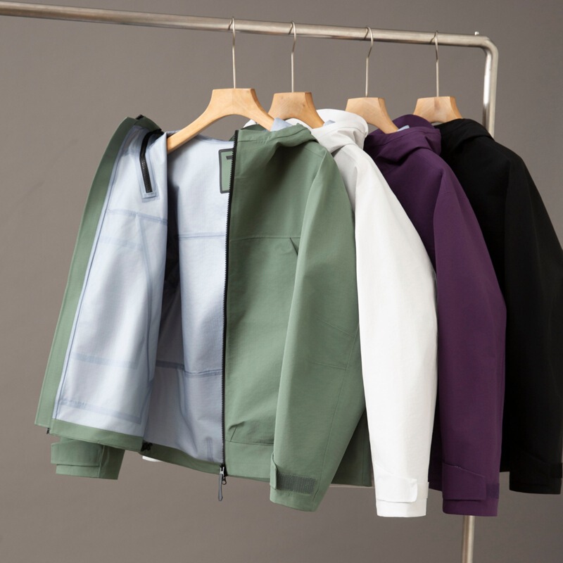 Hard Shell King! Windproof and Water Repellent! Men's and Women's Outdoor Hooded Laminated Couple Hiking Jacket Autumn Hard Shell King! Windproof and Water Repellent! Men's and Women's Outdoor Hooded Laminated Couple Hiking Jacket Autumn