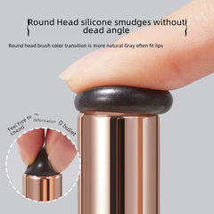 GECOMO硅膠圓頭唇刷 自然Q軟口紅刷遮瑕刷專用暈染化妝刷