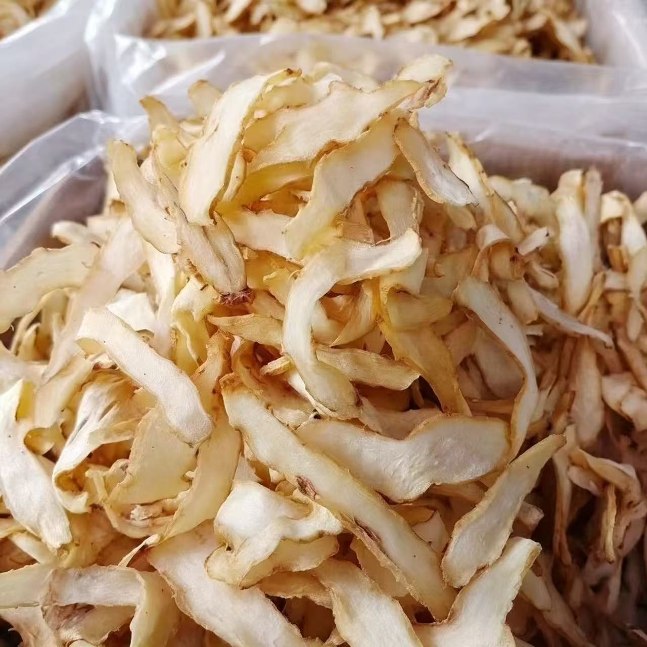 Yu Zhu Dried Polygonatum Slices 500g Large Pieces Hunan Solomon's Seal Rhizome for Cooking and Herbal Soup in use